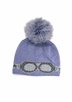 MITCHIE'S MATCHINGS GOGGLE CRYSTAL POM headwear beanie