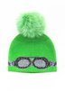 MITCHIE'S MATCHINGS GOGGLE CRYSTAL POM headwear beanie