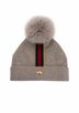 MITCHIE'S MATCHINGS STRIPE AND GOLD BEADS headwear beanie