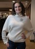 NEVER A WALLFLOWER SEEING SNOWFLAKES ladies sportwear solid sweaters