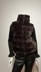 PATTY KIM LAUREN FAUX FUR VEST ladies sportwear vests