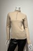 PURE AMICI CABLE GLITTER ZIP ladies sportwear solid sweaters