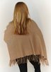 SKEA FRINGE SHAWL ladies sportwear solid sweaters